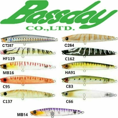 Bassday Sugapen 120F 120 mm Floating Surf Fishing Lure Popper Whiting Sugar Pen