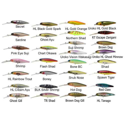 Jackall SDD Squirrel 79 Hank Tune Silent Hard Body Fishing Lure - Choose Colour