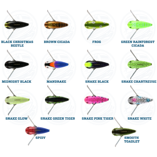 Atomic Hardz Slappa 90 Cicada 90mm 28.1g Fishing Lure - Choose Colour