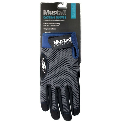 Mustad Casting Gloves Fishing - Choose Size