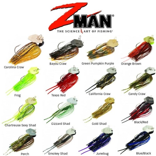Zman Original Chatterbait 3/8oz Fsihing Lure Z man Zman - Choose Colour