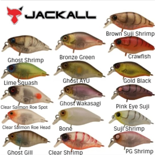 Jackall Chubby 38 Shallow Hard Body Fishing Lure - Choose Colour