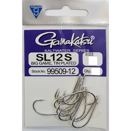 Gamakatsu SL12S Big Game Fly Fishing Hook - Choose Size