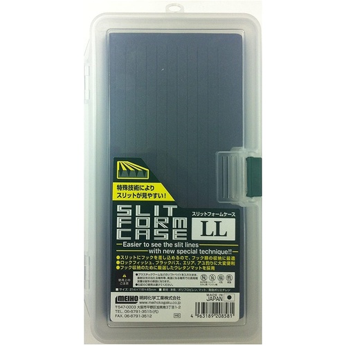 Meiho Versus Slit Foam Tackle Box SC-LL - Clear
