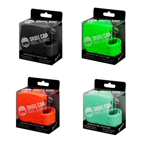 13 Fishing Skull Cap Low Profile Baitcasting Fishing Reel Cover Rubber - Choose Colour