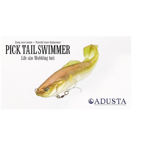 Adusta Pick Tail Swimmer 5" Soft Plastic Fishing Lure - Choose Colour
