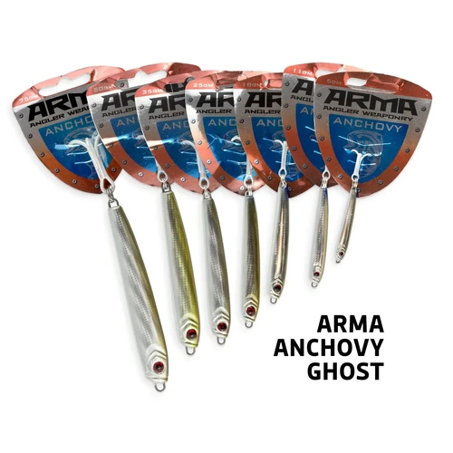 Arma Anchovy Ghost Metal Casting Fishing Jig - Choose Weight