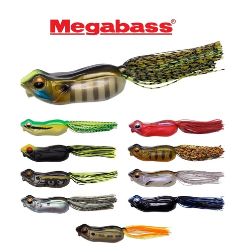 Megabass Big Gabot Hollow Bodied Frog 77mm Topwater Floating Fishing Lure - Choose Colour