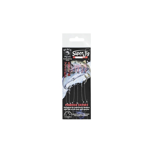 Black Pete Super Jig Finesse Sabiki Pre Made Bait Jig - Choose Size