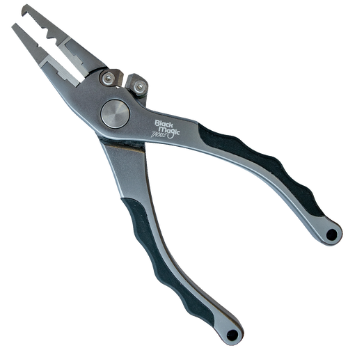 Black Magic Compact Fishing Split Ring Pliers - Choose Colour
