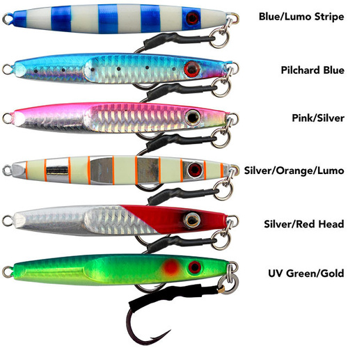 Black Magic Flutter Fishing Metal Jig 100g - Choose Colour