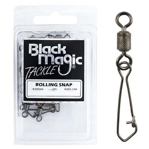 Black Magic Rolling Swivel With Snap Economy Pack - Choose Size