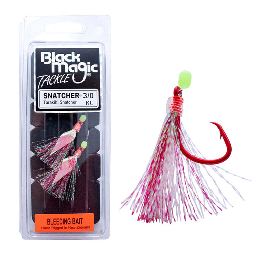 Black Magic Tarakihi Snatchers 3/0 Paternoster Pre Made Fishing Rig - Choose Colour