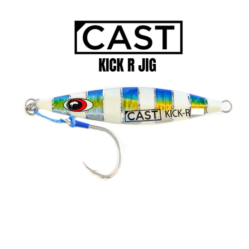 Cast Kick-R 40g Slow Pitch Fishing Metal Jig - Choose Colour