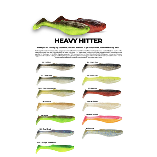 Rapala Crush City Heavy Hitter 3" Soft Plastic Fishing Lure - Choose Colour