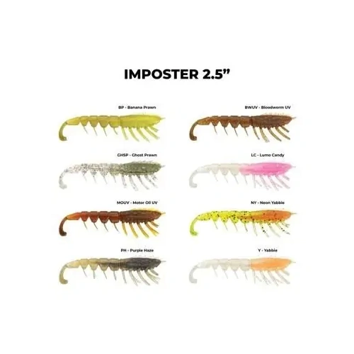 Rapala Crush City Imposter 2.5" Soft Plastic Fishing Lure - Choose Colour