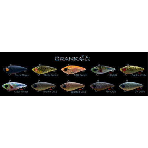 Cranka 40mm 4.5g Lipless Sinking VIB Fishing Lure - Choose Colour