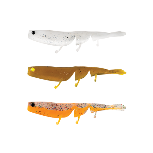 Daiwa 2024 BaitJunkie 2.35" Prawn Soft Plastic Fishing Lure Bait Junkie - Choose Colour