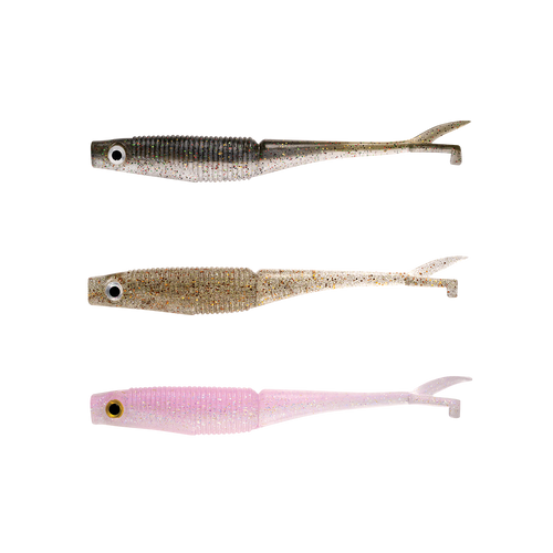 Daiwa BaitJunkie 3.95" Flick Soft Plastic Fishing Lure - Choose Colour