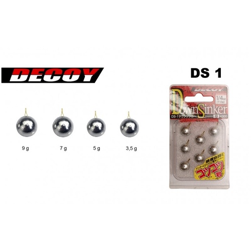 Decoy DS-1 Kotsu Kun Dropshot Fishing Sinker - Choose Weight