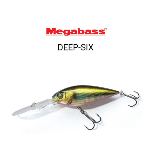 Megabass Deep-Six Crankbait Floating Fishing Lure - Choose Colour