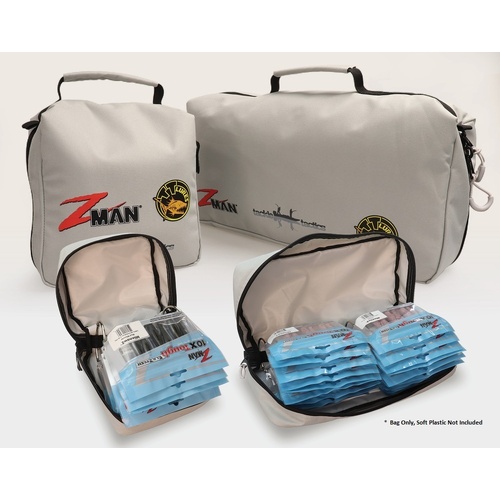 Zman Deluxe Bait Binder Soft Plastic Wallet Zman Lure Holder Bag Large Or Small