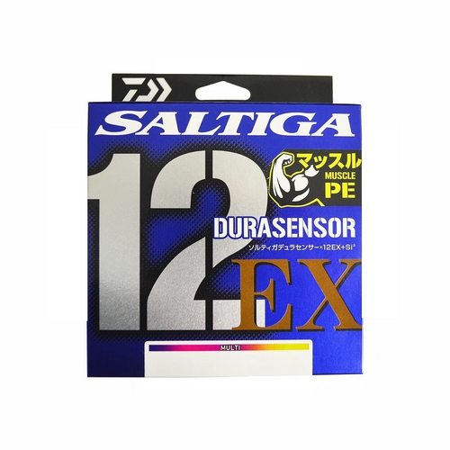 Daiwa 2024 Saltiga Durasensor 12 EX Si3+ Multi Colour Braid Fishing Line - Choose Lb &amp; Length