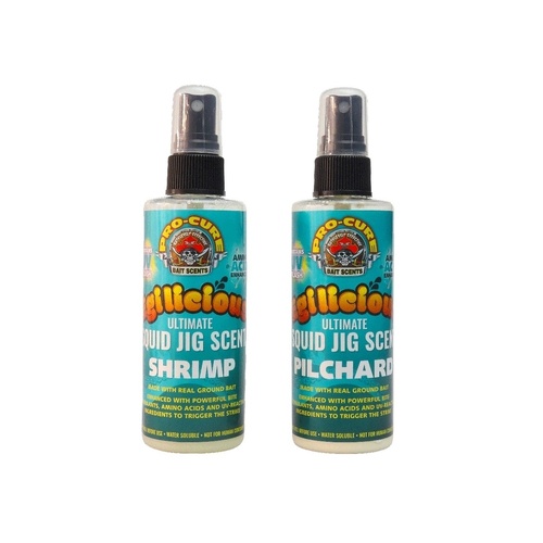 Pro Cure Egilicious Ultimate Squid Jig Scent 115ml Pro-Cure - Choose Flavour