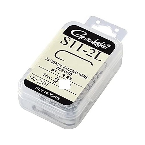 Gamakatsu Nymph Wet S11-2L Streamer Straight Eye Fly Fishing Hook - Choose Size