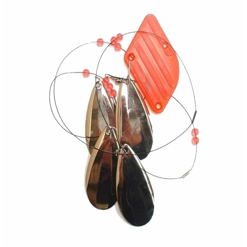 Gillies Cow Bell Trolling Fishing Rig - Choose Colour