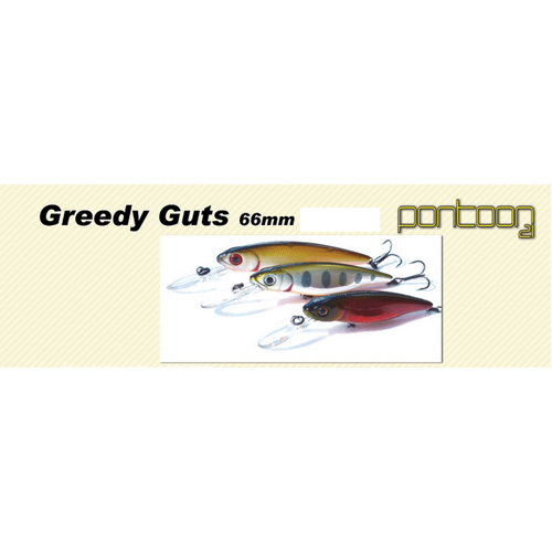 Pontoon 21 Greedy Guts 66SP MDR Hard Body Fishing Lure - Choose Colour