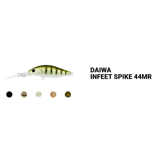 Daiwa 2021 Infeet Spike 44 MR Hard Body Fishing Lure - Choose Colour