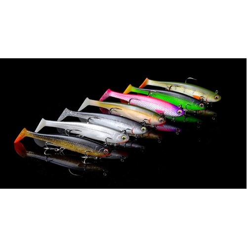 Irukandji Sicario DTF 175mm Rigged Soft Plastic Fishing Lure - Choose Colour