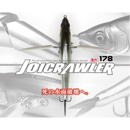 Gan Craft JoiCrawler 178mm Topwater Floating Fishing Lure - Choose Colour