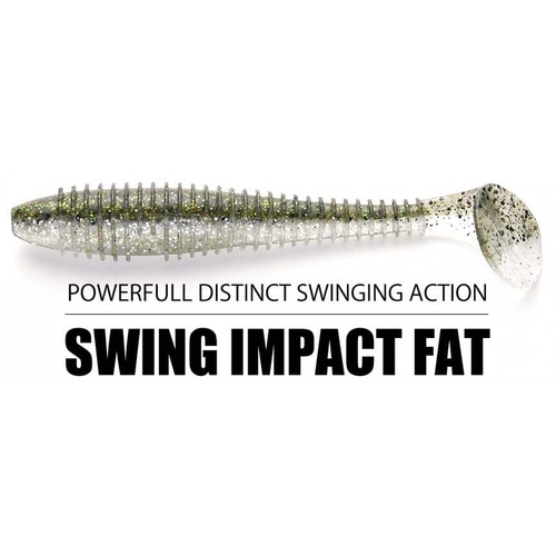 Keitech Fat Swing Impact Fat 3.8" Soft Plastic Fishing Lure - Choose Colour