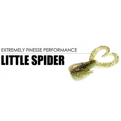 Keitech Little Spider 3.5" Scented Soft Plastic Fishing Lure - Choose Colour