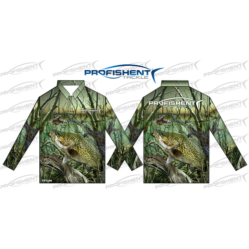 Profishent Kids Sublimated Long Sleeved Cod Lizard Fishing Shirt - Choose Size