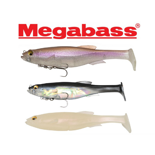 Megabass Magdraft 6" Soft Plastic Swimbait Fishing Lure - Choose Colour