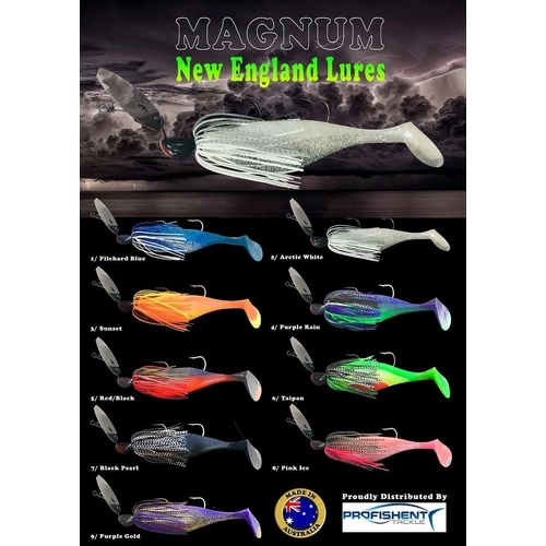 Kingfisher Magnum 150 3/4oz Chatterbait Fishing Lure - Choose Colour