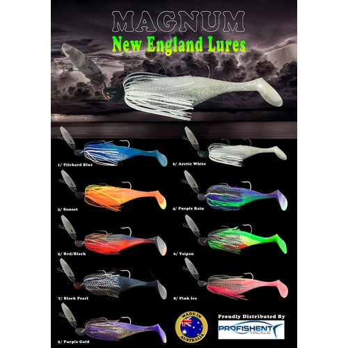 Kingfisher Magnum 200 3/4oz Chatterbait Fishing Lure - Choose Colour