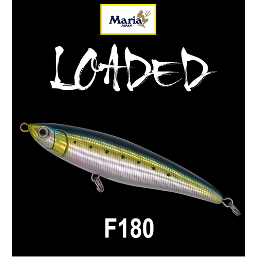 Maria Loaded 180mm Floating Stickbait Hard Body Fishing Lure - Choose Colour