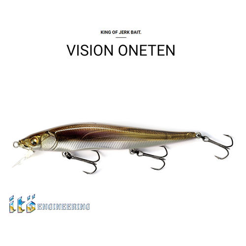 Megabass Vision OneTen 110mm Jerkbait Fishing Lure - Choose Colour