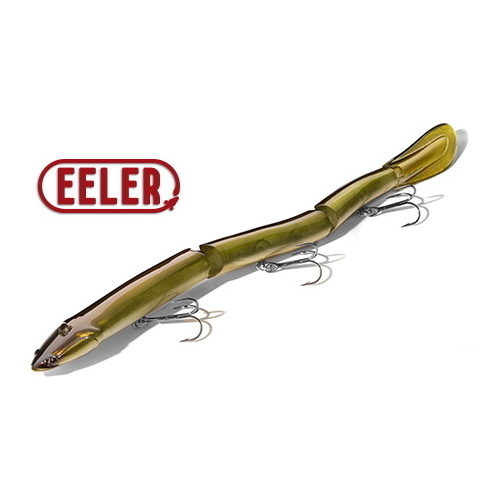 Megabass Eeler 9.4" 125mm 1oz Multi Jointed Silent Swimbait Fishing Lure - Choose Colour