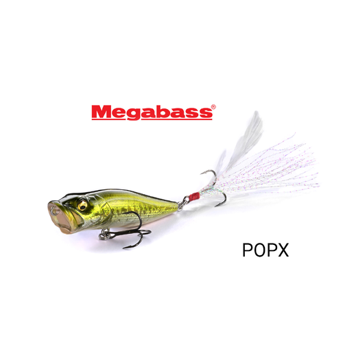 Megabass PopX Topwater Popper Fishing Lure - Choose Colour