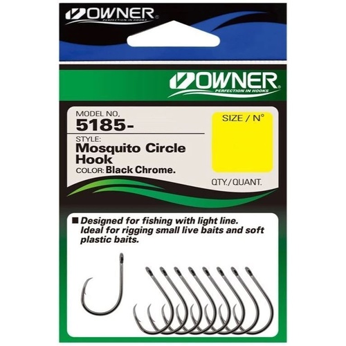 Owner 5185 Mosquito Circle Fishing Hook - Choose Size