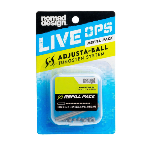 Nomad Design Live Ops Tungsten Fishing Lure Weight Ball Pack - Choose Weight