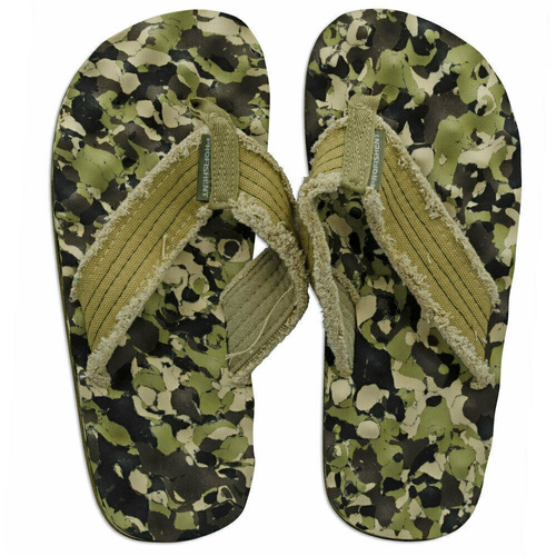Nobbie Thongs Profishent Tackle Green Camo Colour - Choose Mens Size