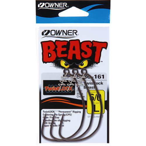 Owner Beast 5130 Un-Weighted Swimbait Fishing Hook - Choose Size