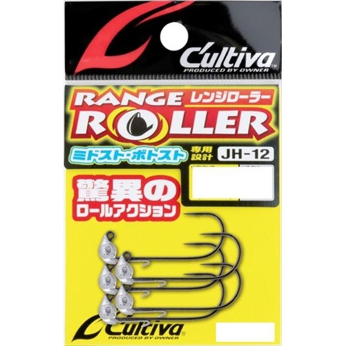 Owner JH-12 Roller Range Fishing Jighead - Choose Weight &amp; Hook Size