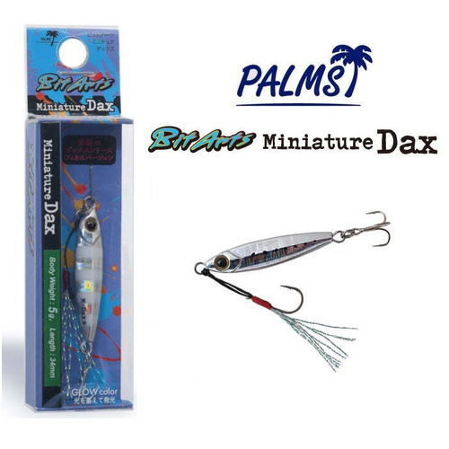Palms Bit Art Miniature Dax 34mm 5g Micro Fishing Jig - Choose Colour
